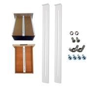 Metal Drawer Holder - Heavy Duty Sliding Brackets Set 34 X 3 X 1 Cm, Quick Release Hardware, 330G Reinforcement Kit, Cabinet Repair Solution, Cabinet Fixing Components