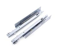 Metal Drawer Slides,Industrial Replacement Runners Cabinet Undermount Soft Close Full Extension Rails Adjustable Screw Heavy Duty 18 Boards 1 Pair(18in)