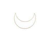 Metal Dream Catcher Metal Moon Hoop for DIY Handmade Macrame (30cm)