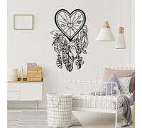 Metal Dream Catcher Sweet Dreams Wall Art, Metal Large Boho Artwork Decoration, Dream Catcher Over The Bed Home Decor for Living Room,Bedroom Hallway and Stairs Nature Home Decor Gift (