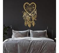 Metal Dream Catcher Sweet Dreams Wall Art, Metal Large Boho Artwork Decoration, Dream Catcher Over The Bed Home Decor for Living Room,Bedroom Hallway and Stairs Nature Home Decor Gift (