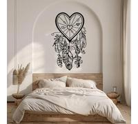 Metal Dream Catcher Sweet Dreams Wall Art, Metal Large Boho Artwork Decoration, Dream Catcher Over The Bed Home Decor for Living Room,Bedroom Hallway and Stairs Nature Home Decor Gift (