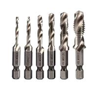 Metal drill bit 6pcs/12pcs M3-M10 Composite Screw Tap Drill Bit(6PCS)
