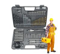 Metal Drill Bit Set for Steel,High-Strength Steel Tool Kit | Metal Drilling Bits Kit | for Repair Woodworking Masonry Carpentry Home Improvement Construction Assembly Hardware Installation