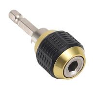 Metal Drill Bits, Bit Set, 1 Pcs 60mm Big Head Pop-up Hexagon Shank Quick Coupling 1/4 Inner Hex Self-locking Connecting Rod Holder