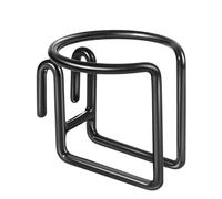 Metal Drink Holder Mount - Drink Holder For Clip Cart, Solid Iron Construction, Quick Installation In A Second, Compact And Travel-Friendly | Stroller Shopping Carts