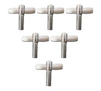 Metal Drum Accessories Cymbal Stand, Stand Screw, Metal Replacement Accessories for 6Pcs Drum Set