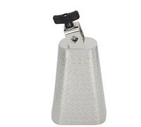 Metal Drum Cowbell 6 Inch Cowbell Silver Colour Electroplated Punched Percussion Instruments Accessories Crisp Sound Drums Parts For instrument beginners or competition spectators