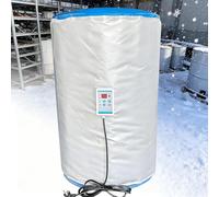 Metal Drum Heater, 2000 W, Pail Heating Band for 55 Gal(200L) Barrel, 0-120℃ (32-248°F) Adjustable Thermostat, for Propane Tanks, Industrial Barrels, Honey Drum, Oil Barrel Silver