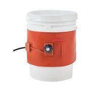 Metal Drum Heater 800Watt 7.75in Pail for 5Gallon Barrel 86-302℉ Adjustable Thermostat High Efficiency Silicone Grease(1200W 10in 55gal)