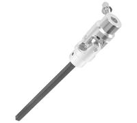 Metal Drum Kit Link Bar Replacement for Double Bass Pedals | Silver Finish, Simple Lines, Compatible with Drum Technicians, Studio Recording, and Drum Kit Repair Use