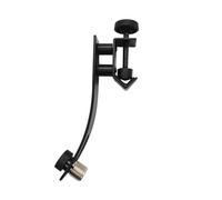 Metal Drum Microphone Holder Shockproof Clip Rim Mount for Drum Microphone Shure SM57A SM57 Instrument Microphone SM58 Beta58 Vocal, Adjustable Strong Metal Clamp, Black