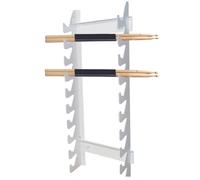 Metal Drum Stick Holder for 10 Pairs Drum Set, Drumstick Display Wall Mount, Collector Decoration Drumsticks Rack for All Universal Standard Drum Sticks
