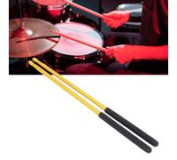 Metal Drum Sticks, 1 Pair Aluminum Alloy Drumsticks With Non Slip Handle Beginners Classic Metal Drum Instrument Accessary 5A Drum Sticks for Exercise Practice