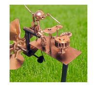 Metal Drummer Windmill - 2025 New Wind Spinners for Garden, Handmade Garden Wind Spinner, Outdoor Wind Chimes (Drummer)