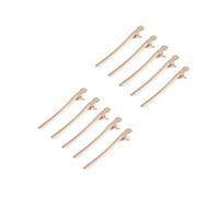 Metal Duckbill Clip Crocodile Curly Hairpin Barrettes Hairstyle Holder Fluffy Hair Root Salon Haircut Headwear Bobby Pin(1pc Rose Gold)