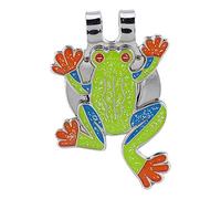 Metal Durable Ball Marker Clip for Golfer Hat Visor， Golfer Accessory for Easy Marking on the Course，Ideal for Enthusiasts and Gifts, Iron Material