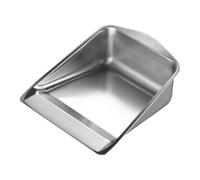 Metal Dustpan - Portable Cleaning Scoop | Practical Household Dustpan | Heavy Duty Dust Pan Ideal for Daily Sweeping, Commercial Use & Long-Lasting Cleaning Tools