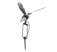 Metal Eagle Figurine with Flapping Wings Simulation Bird Ornament Flying Eagle Garden Stake, Bird Statue Garden Art Sculptures for Outdoor Garden Lawn Yard