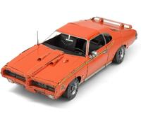 Metal Earth 1969 Pontiac GTO Judge Color 3.5 Sheet Model Kit + Tweezer 00276