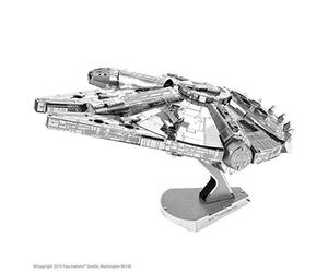 Metal Earth 3D Model Kit - 5061302 Iconx - Star Wars - Millennium Falcon - 10.8 x 7.62 x 6,99 cm - 2 pieces