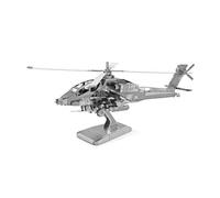 Metal Earth 3D Laser-Cut Metal Model Kit – AH-64 Apache – Includes Tweezer 010831