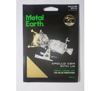Apollo CSM with LM : Metal Earth 3D Laser Cut Miniature Model Kit MMS168 Age 14