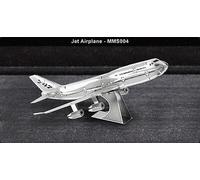Metal Earth Boeing 747 Jet Airplane 3D metal Model + Tweezer 010046