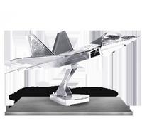 Metal Earth F-22 Raptor 3D metal Model + Tweezer 010503