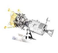 Metal Earth Fascinations MMS168 502518 - Apollo CSM + LM, Laser-Cut 3D Construction Kit, Model Kit, Metal Puzzle, 3D Metal Model, 3.5 Metal Boards, from 14 Years