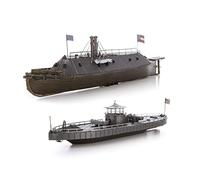 Metal Earth Fascinations Premium Series Monitor & Merrimack 3D Metal Model Kit