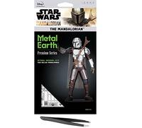 Metal Earth Fascinations Premium Series Star Wars The Mandalorian 3D Metal Model Kit Bundle with Tweezers
