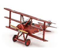 Metal Earth Fokker DR.1 Triplane 3D Laser Cut Miniature Model Plane Kit MMS210