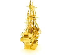 Metal.Earth Golden Hind, Golden Version Model Ship, 3 Trees, Intricate Details
