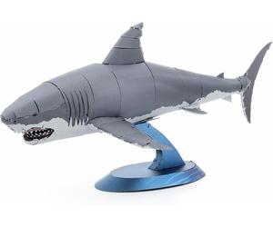 Metal Earth Great White Shark Color 3D Laser Cut Model + Tweezers 00085