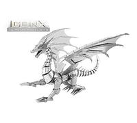 Metal Earth ICX023 502820" Silver Dragon Construction Toy