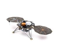 Metal Earth 3D Metal Model Kit – Insight Mars Lander – Laser-cut, 2 Sheets, Tweezers – 11937