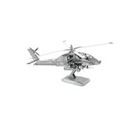 Metal Earth 3D Laser-Cut Metal Model Kit – AH-64 Apache – Includes Tweezer 010831