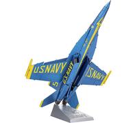 Metal Earth Premium Blue Angels F/A-18 Super Hornet 3D Model + Tweezers 01334