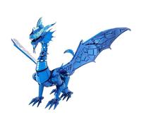 Metal Earth Premium Blue Dragon 3D Laser Cut Model Fascinations 13702