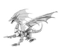 Metal Earth Premium Silver Dragon 3D Laser Cut Model + Tweezer 13238