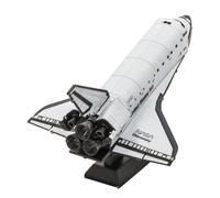 Fascinations Metal Earth Space Shuttle Discovery Color Version 3D Metal Model Kit