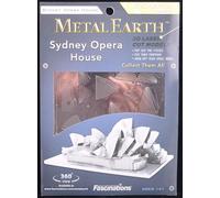 Metal Earth Sydney Opera House 3D metal Model + Tweezer 010534