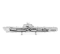 Metal Earth MMS121 German U-Boat Underwater Metal Mockup, Multicolored, único