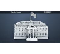 Metal Earth White House 3D metal Model + Tweezer 010329
