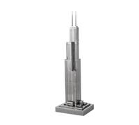 Metal Earth Willis Tower Premium Series 3D Sheet Metal Model DIY Kit ICX013 Gift