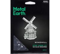 Metal Earth Windmill 3D metal Model + Tweezer 010381