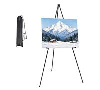 Metal Easel Display Stand for Artists Featuring Strong Construction and Easy Storage Suitable for Various Art Projects Foldable Display Stand