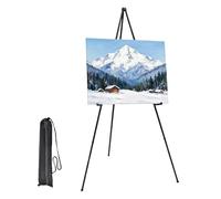 Metal Easel Display Stand for Artists Featuring Strong Construction and Easy Storage Suitable for Various Art Projects Multipurpose Stand Painting