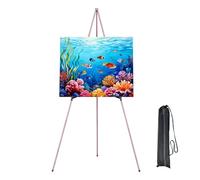 Metal Easel Display Stand for Artists Featuring Strong Construction and Easy Storage Suitable for Various Art Projects Foldable Display Stand